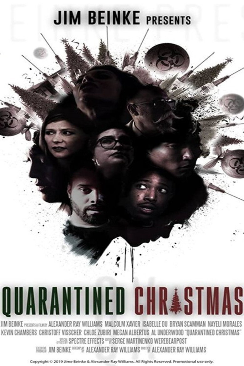 A Quarantined Christmas background