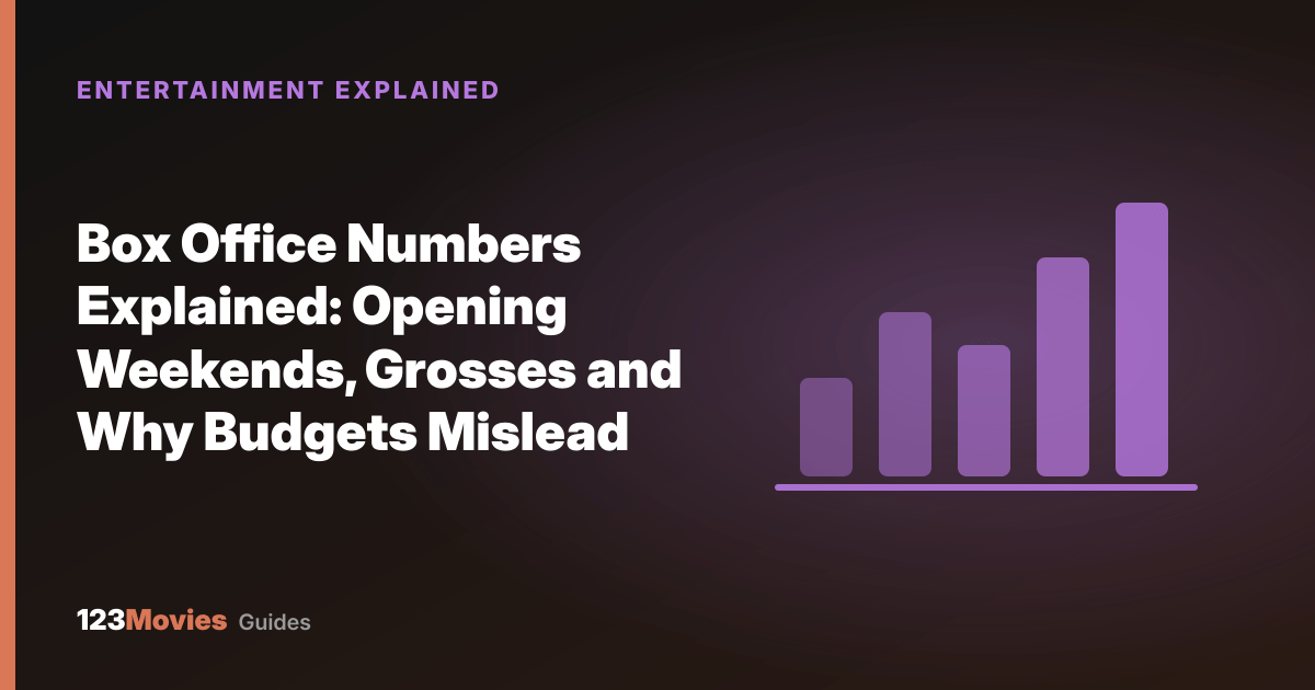 Box Office Numbers Explained: Opening Weekends, Grosses and Why Budgets Mislead